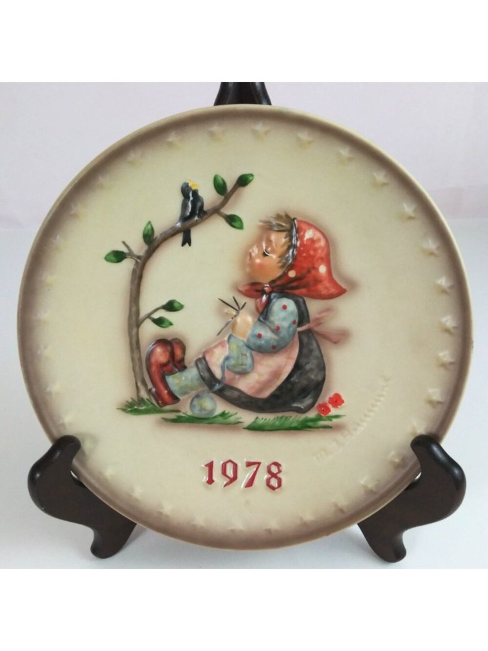 1978 Goebel M.J. Hummel Happy Pastime 7.5" Decorative Collector's Plate #HUM271